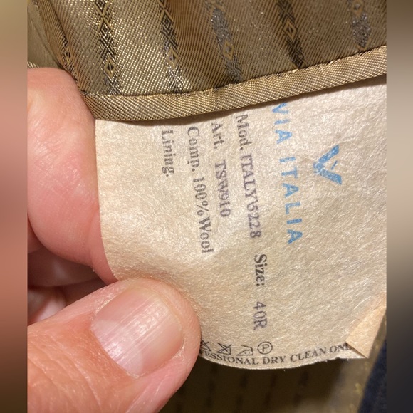 Via Italia suit. Italian size 40R - Picture 5 of 5